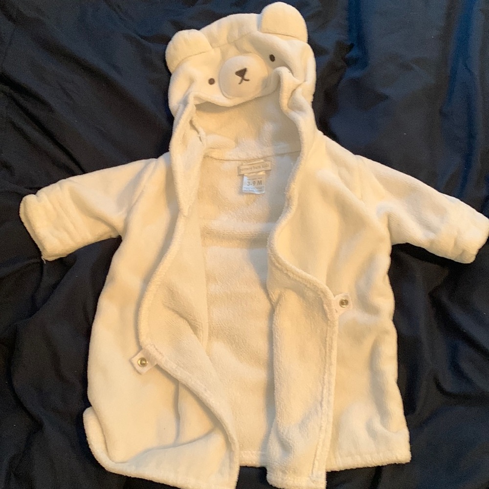Pottery Barn baby bathrobe